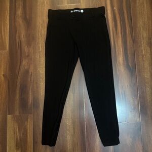 BETABRAND Black Pull On Leggings Size Small Petite